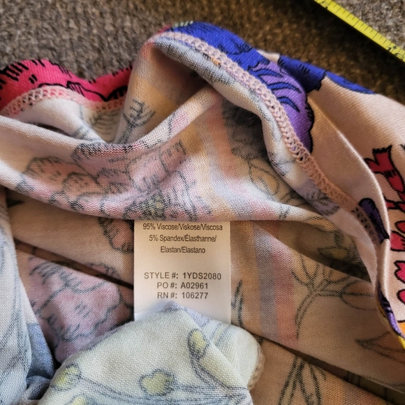 Hale Bob | High Neck / Halter Knit Blouse Tank | Floral | NWOT | Size XS - Picture 12 of 13